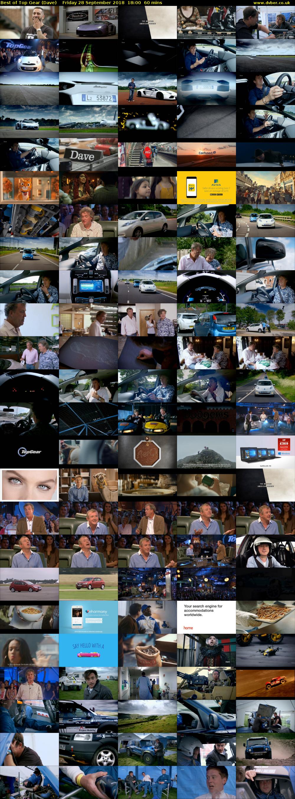 Best of Top Gear (Dave) Friday 28 September 2018 18:00 - 19:00