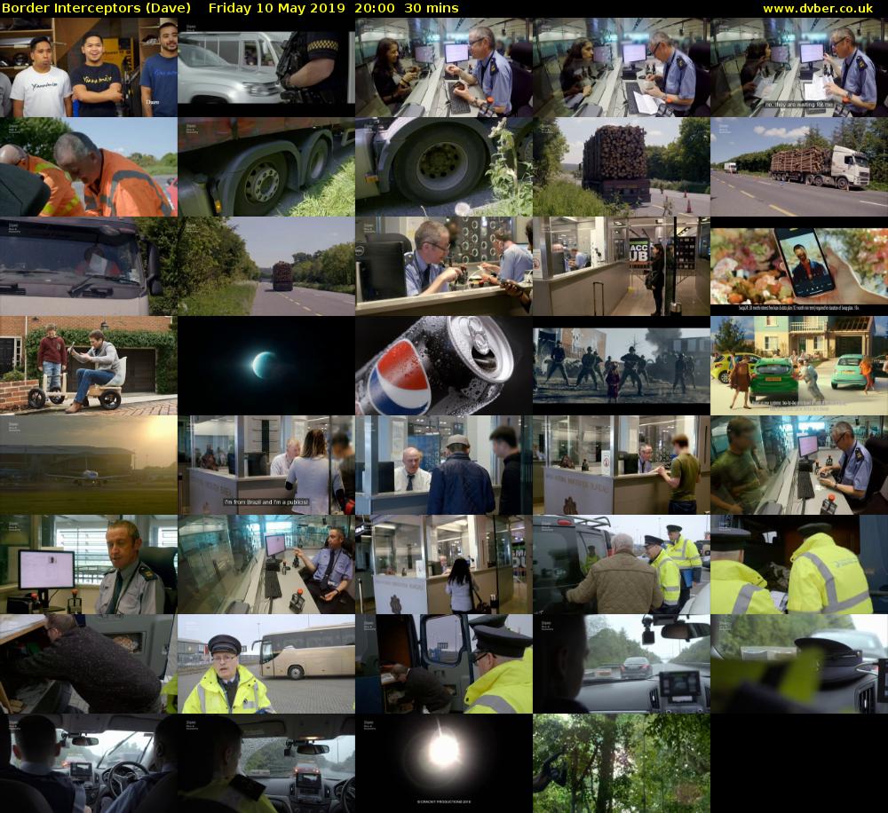 Border Interceptors (Dave) Friday 10 May 2019 20:00 - 20:30