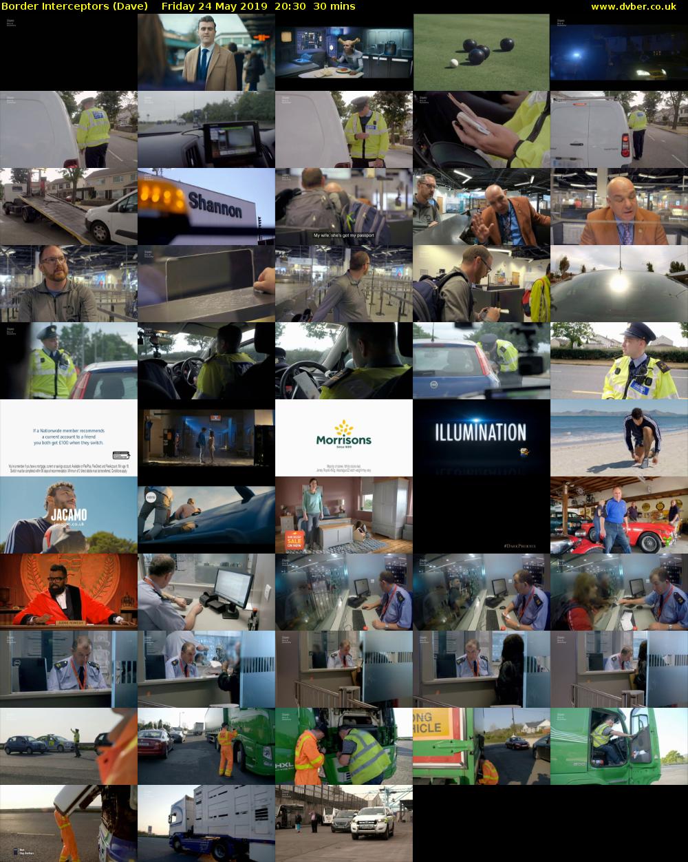 Border Interceptors (Dave) Friday 24 May 2019 20:30 - 21:00