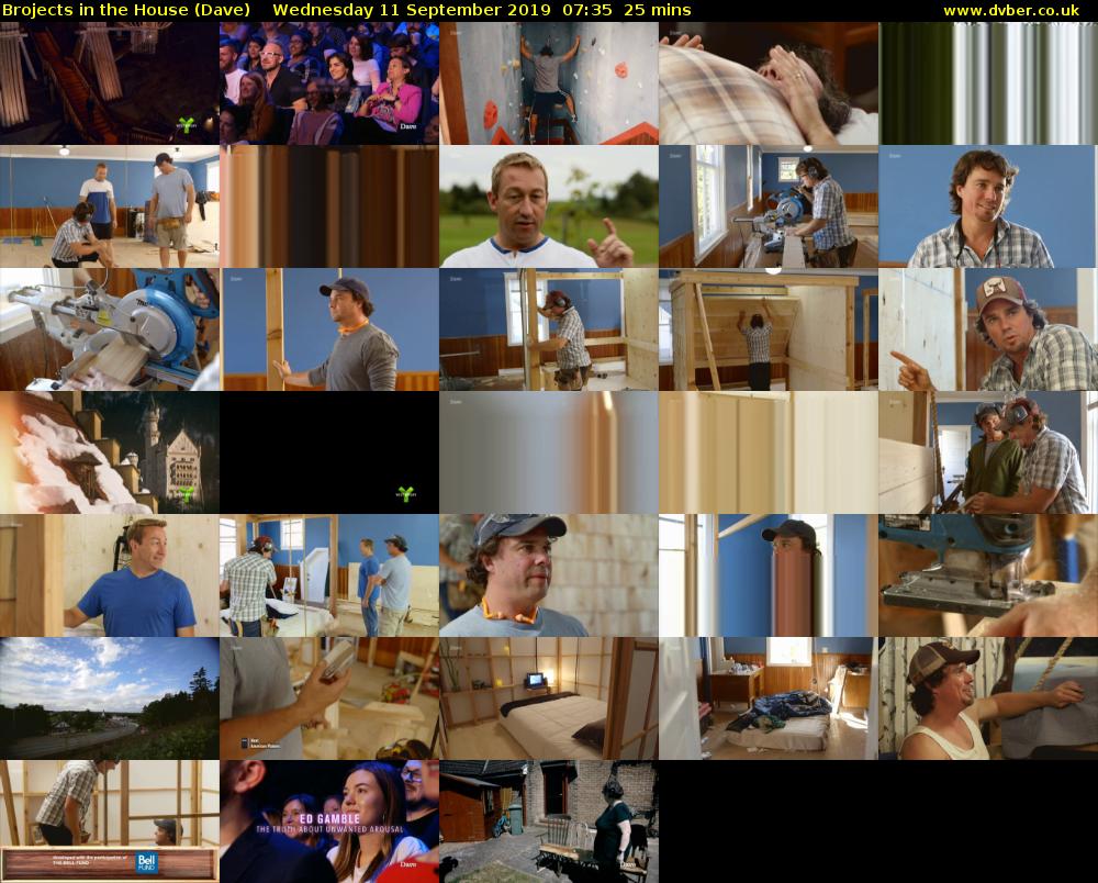 Brojects in the House (Dave) Wednesday 11 September 2019 07:35 - 08:00