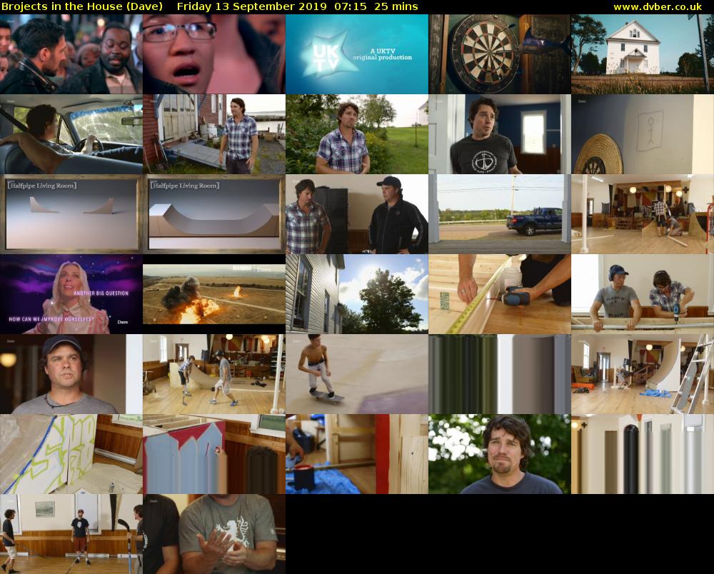 Brojects in the House (Dave) Friday 13 September 2019 07:15 - 07:40