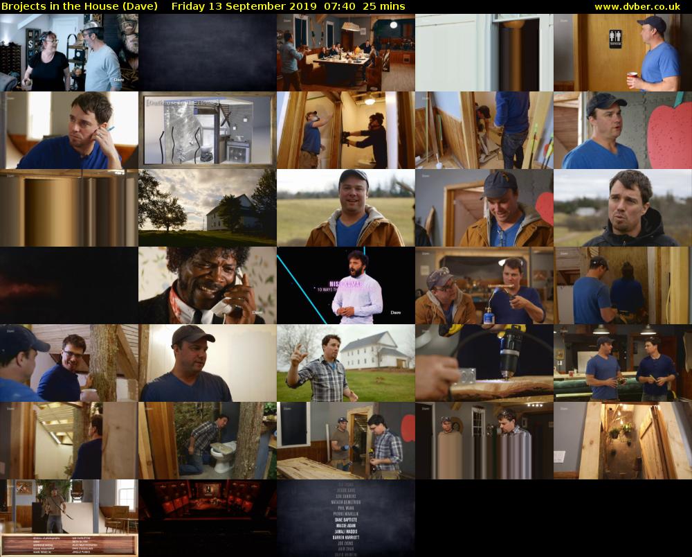 Brojects in the House (Dave) Friday 13 September 2019 07:40 - 08:05