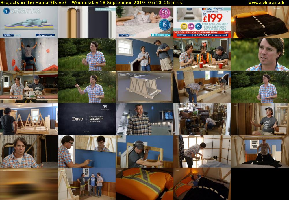 Brojects in the House (Dave) Wednesday 18 September 2019 07:10 - 07:35