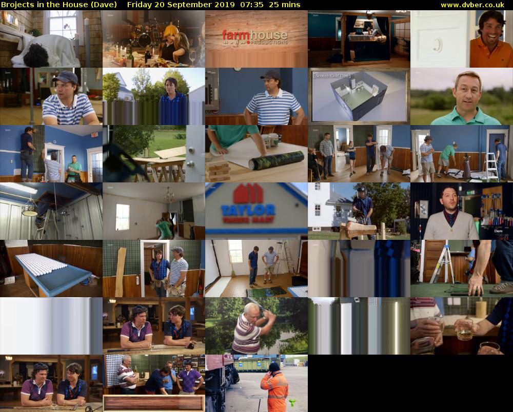 Brojects in the House (Dave) Friday 20 September 2019 07:35 - 08:00