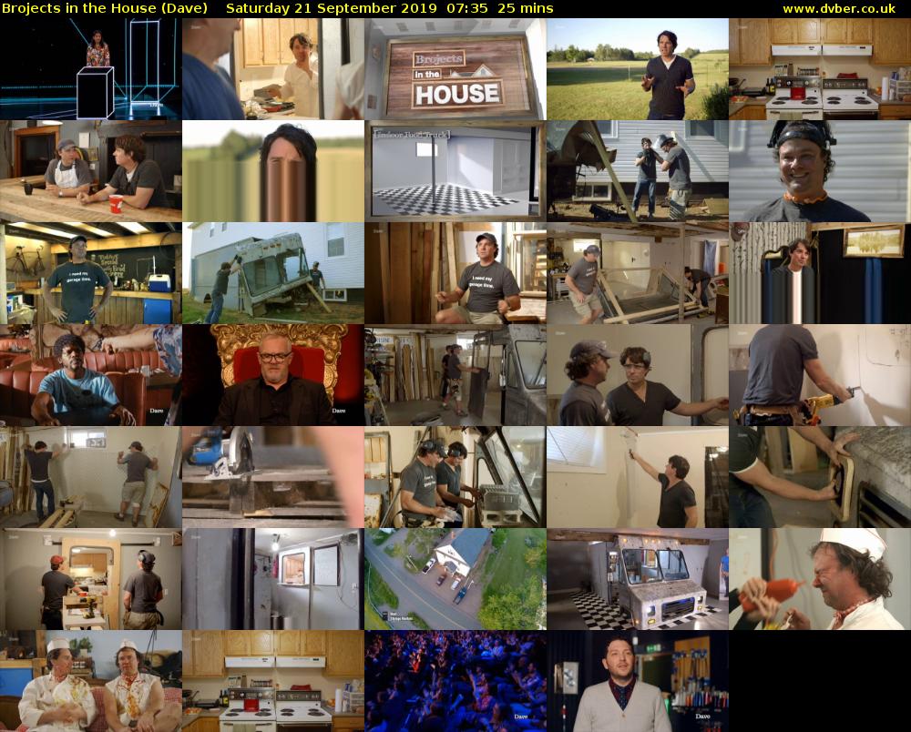 Brojects in the House (Dave) Saturday 21 September 2019 07:35 - 08:00