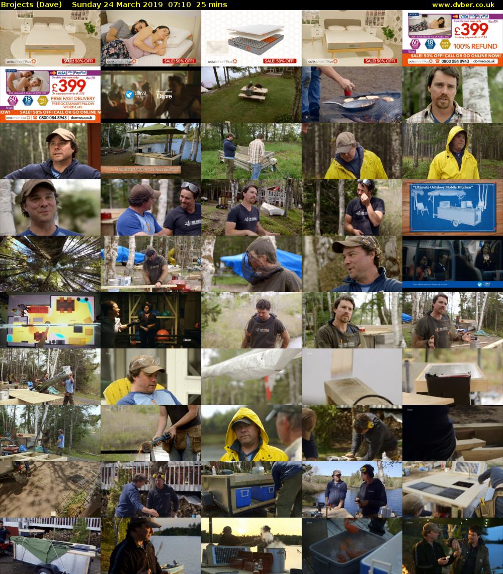 Brojects (Dave) Sunday 24 March 2019 07:10 - 07:35
