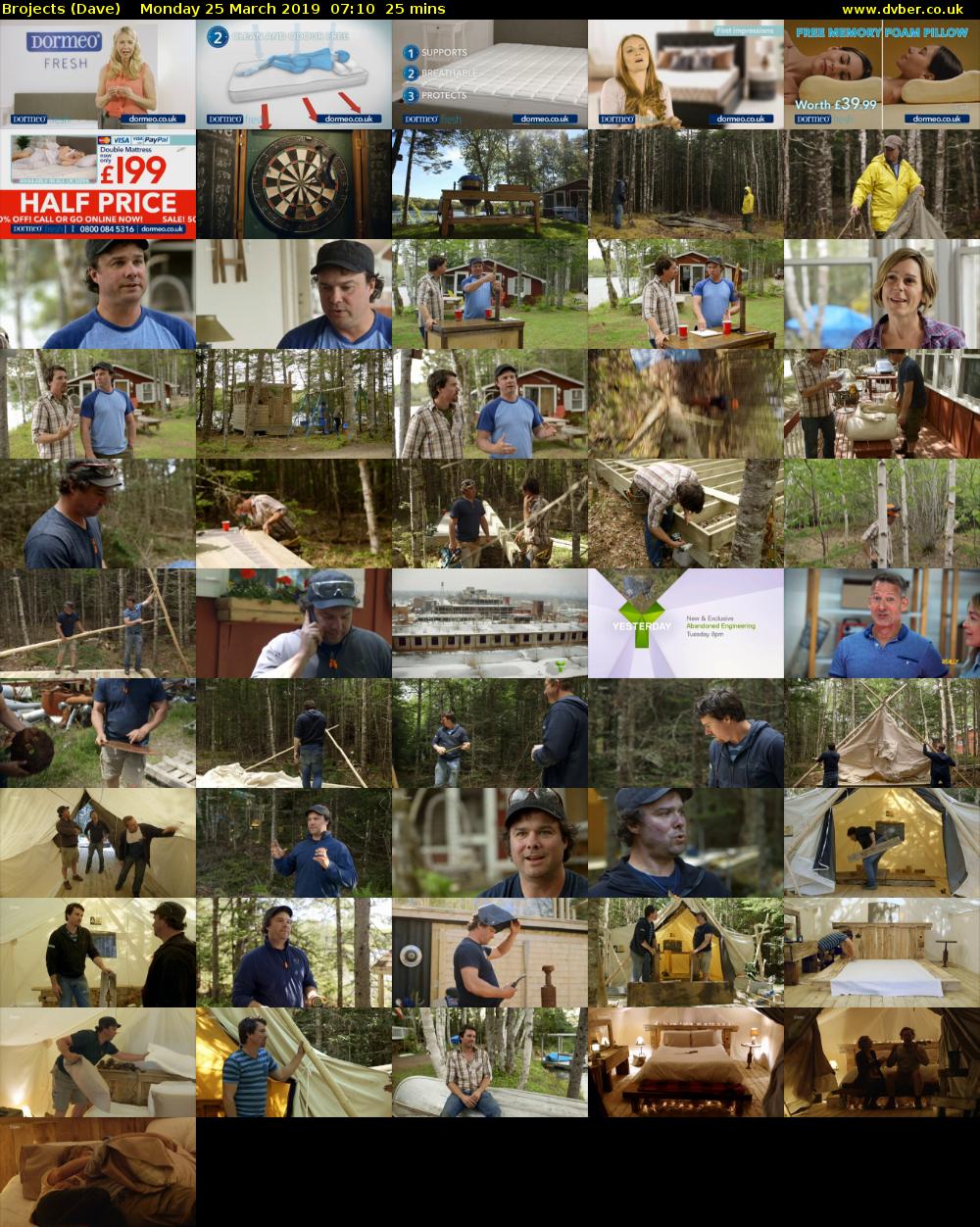 Brojects (Dave) Monday 25 March 2019 07:10 - 07:35