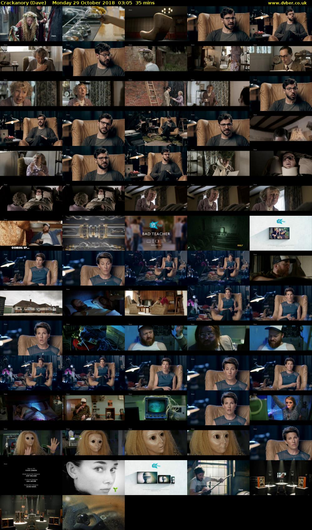 Crackanory (Dave) Monday 29 October 2018 03:05 - 03:40