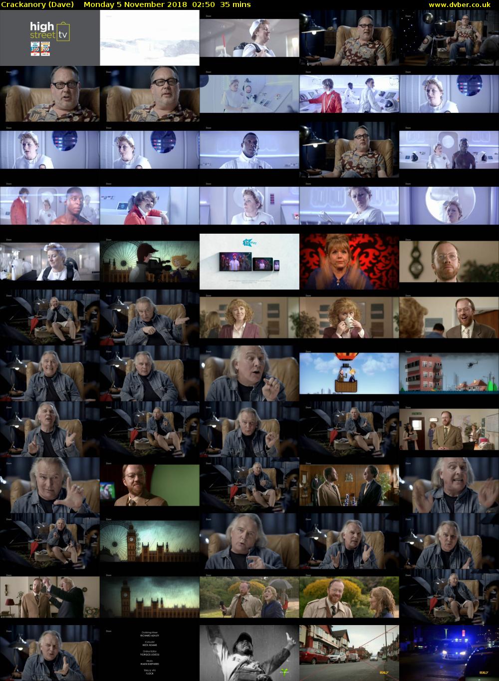 Crackanory (Dave) Monday 5 November 2018 02:50 - 03:25