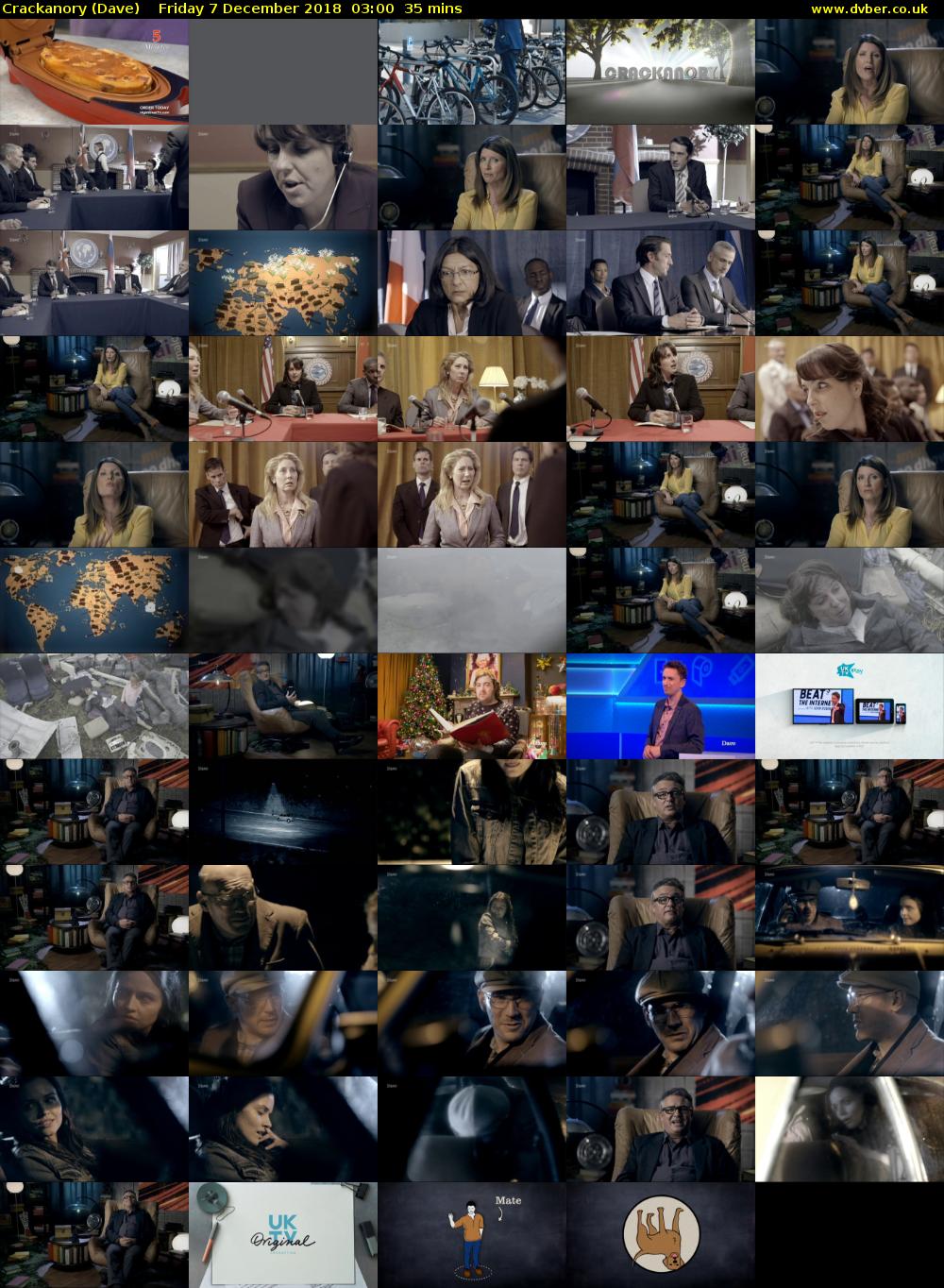 Crackanory (Dave) Friday 7 December 2018 03:00 - 03:35