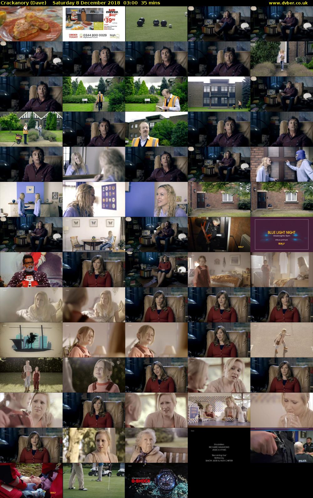 Crackanory (Dave) Saturday 8 December 2018 03:00 - 03:35