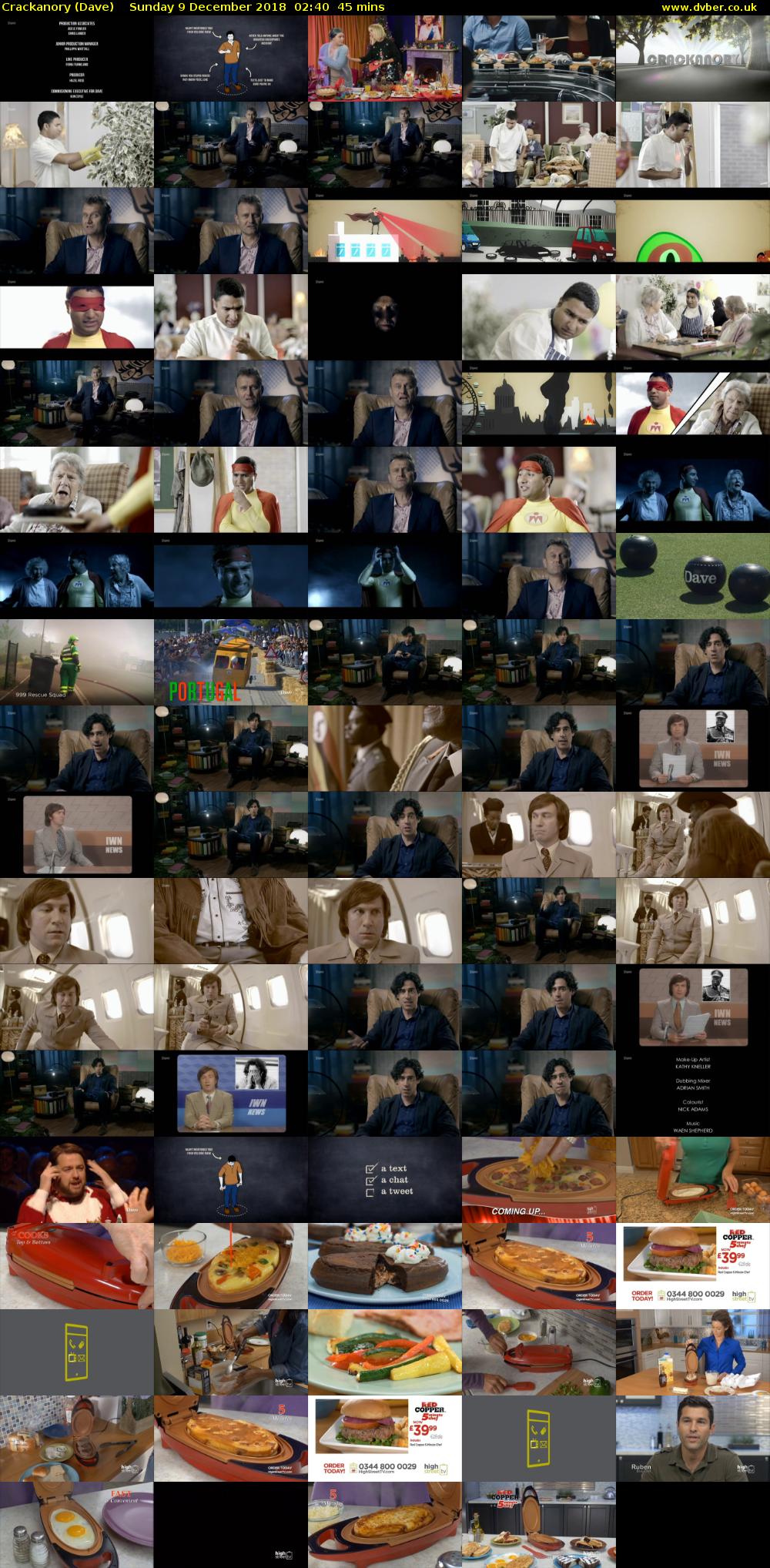 Crackanory (Dave) Sunday 9 December 2018 02:40 - 03:25