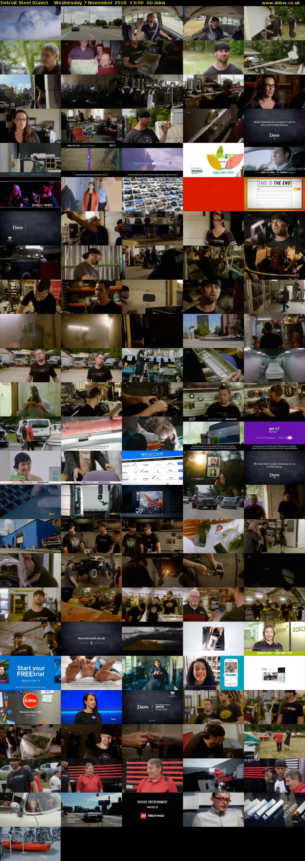 Detroit Steel (Dave) Wednesday 7 November 2018 13:00 - 14:00