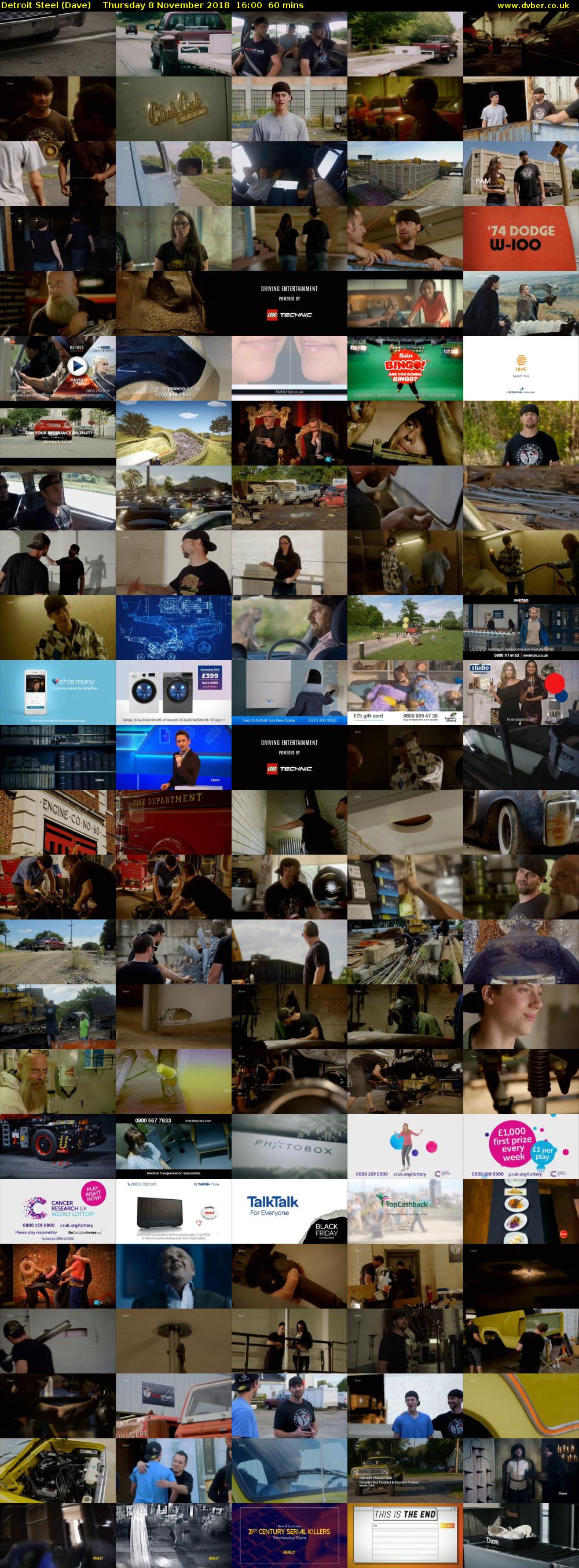 Detroit Steel (Dave) Thursday 8 November 2018 16:00 - 17:00