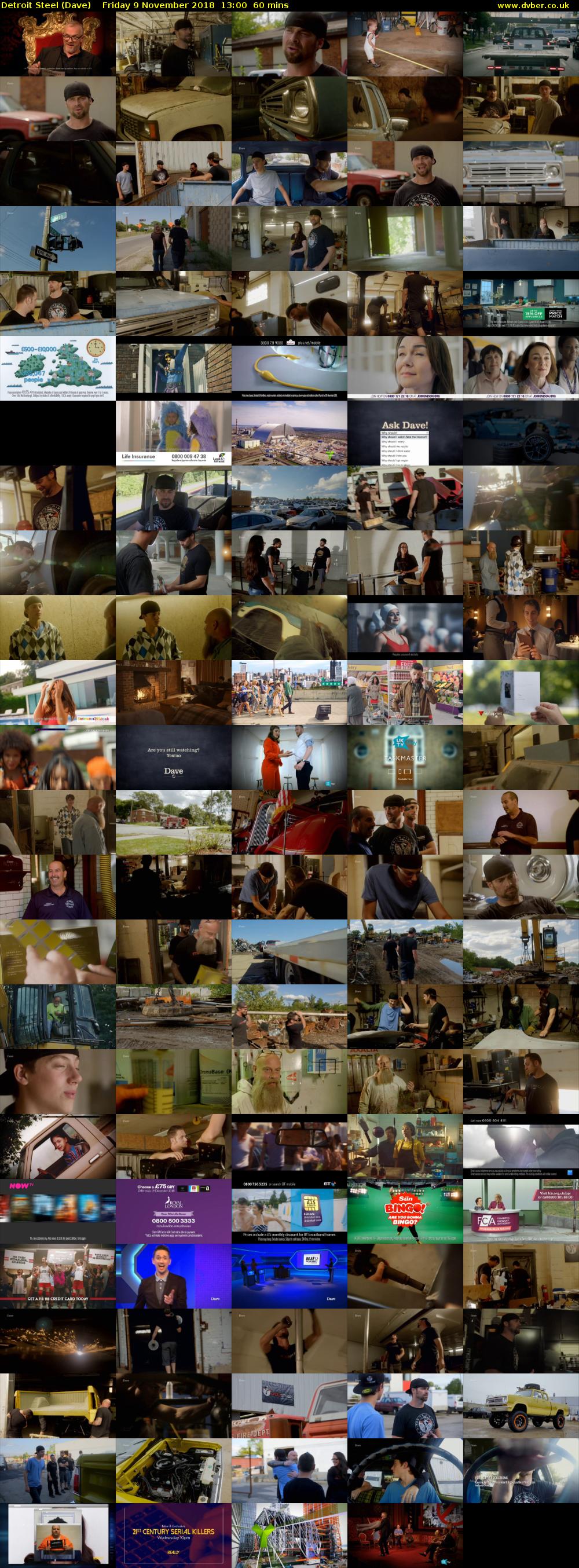 Detroit Steel (Dave) Friday 9 November 2018 13:00 - 14:00