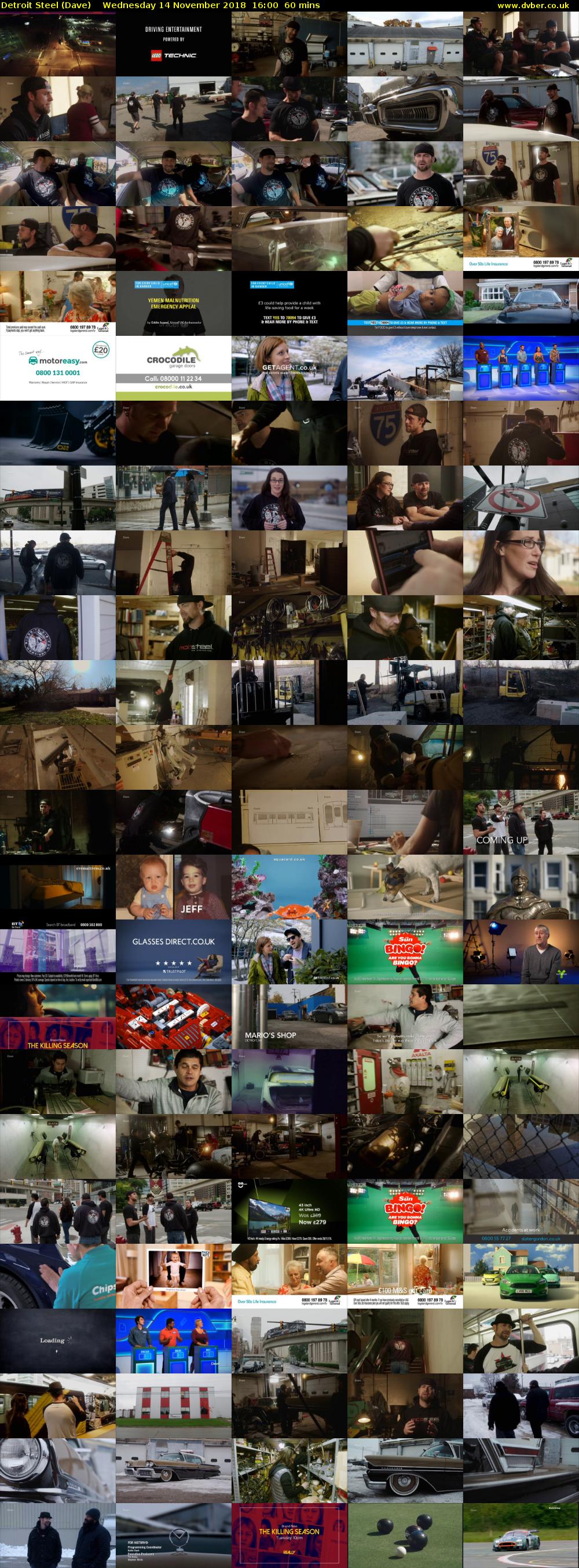 Detroit Steel (Dave) Wednesday 14 November 2018 16:00 - 17:00