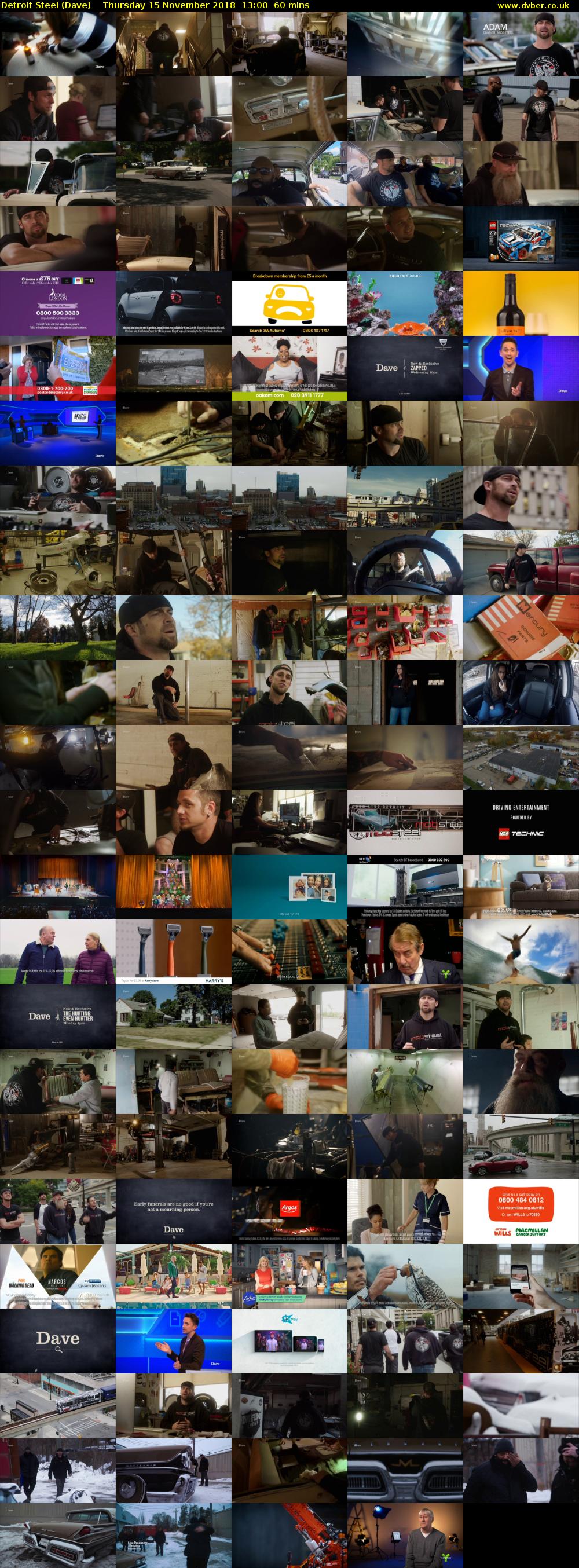 Detroit Steel (Dave) Thursday 15 November 2018 13:00 - 14:00