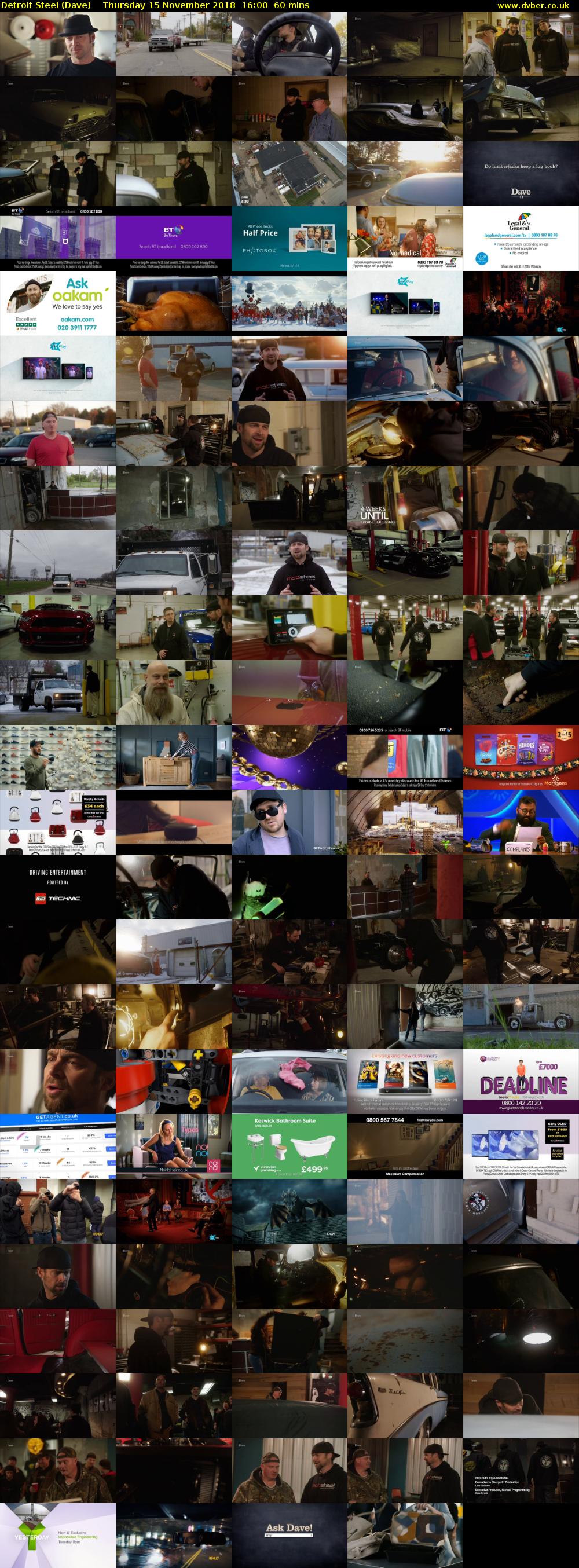 Detroit Steel (Dave) Thursday 15 November 2018 16:00 - 17:00