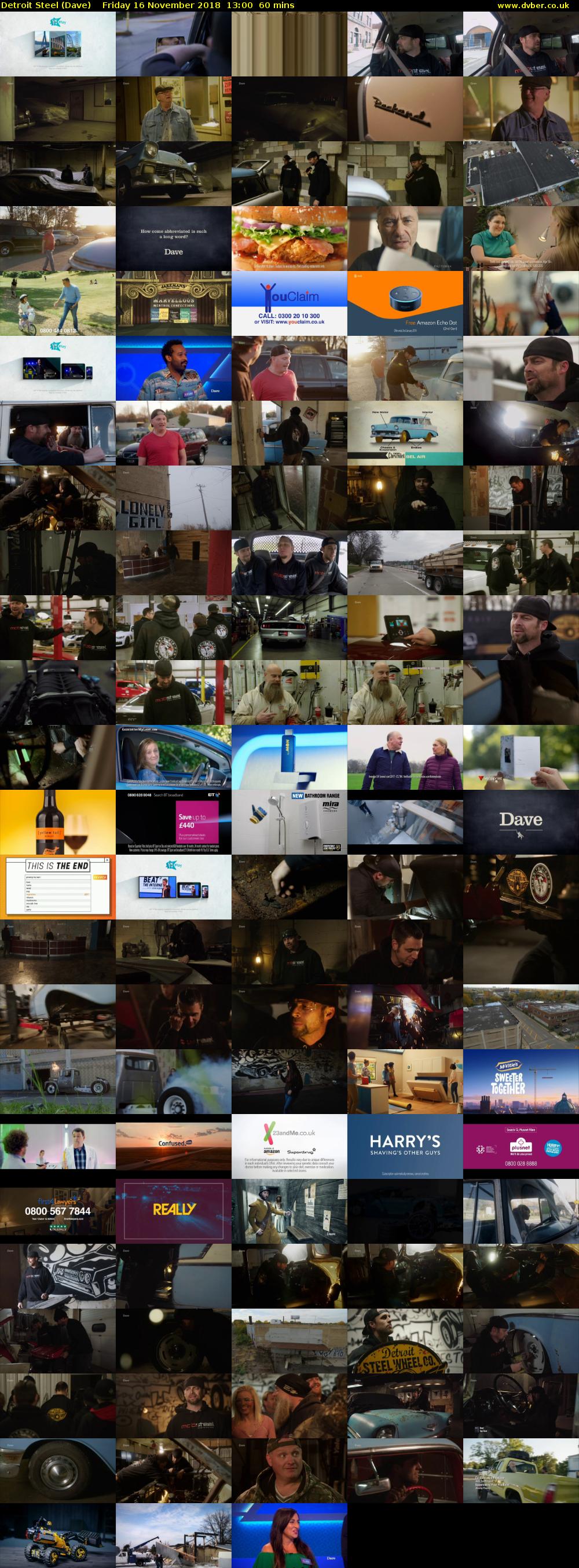 Detroit Steel (Dave) Friday 16 November 2018 13:00 - 14:00