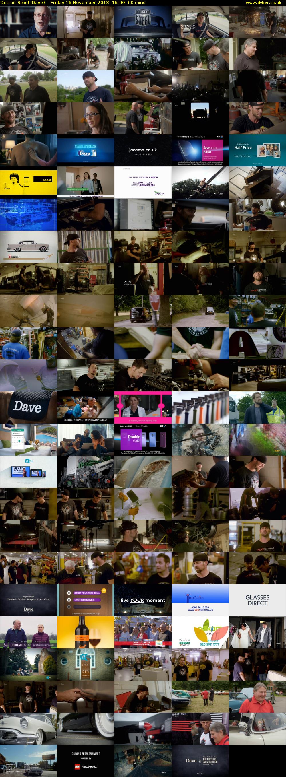 Detroit Steel (Dave) Friday 16 November 2018 16:00 - 17:00