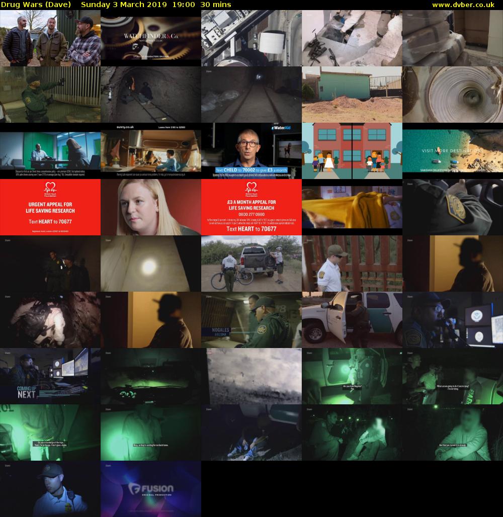 Drug Wars (Dave) Sunday 3 March 2019 19:00 - 19:30
