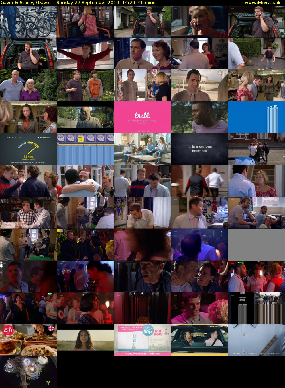 Gavin & Stacey (Dave) Sunday 22 September 2019 14:20 - 15:00