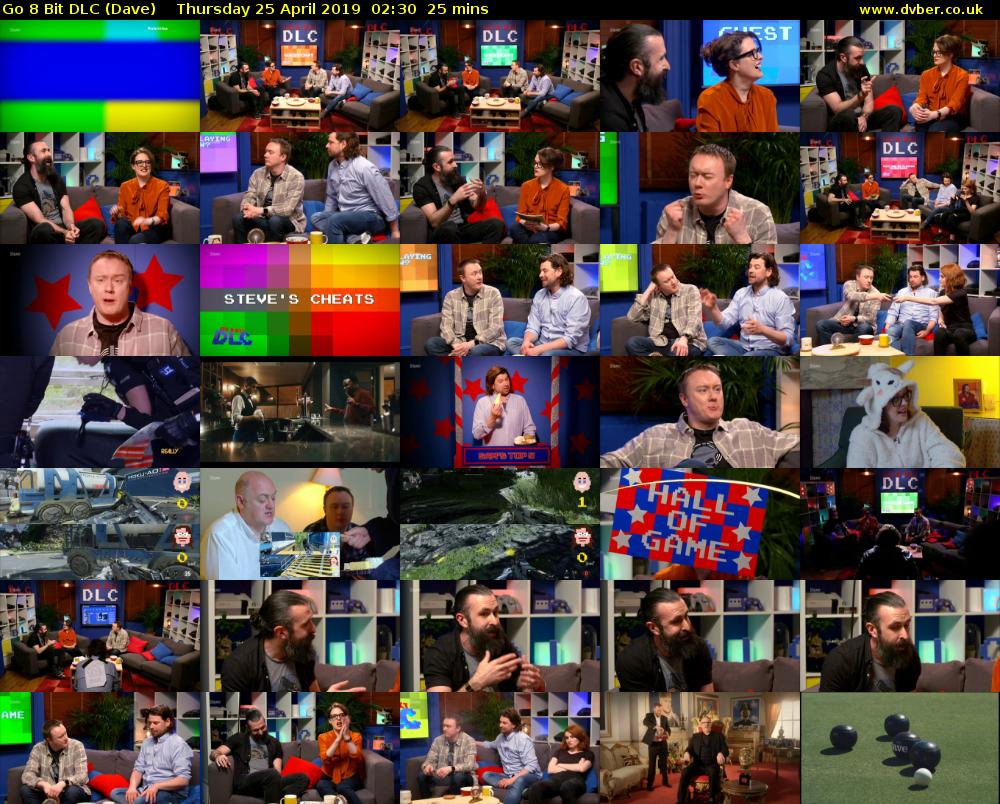 Go 8 Bit DLC (Dave) Thursday 25 April 2019 02:30 - 02:55