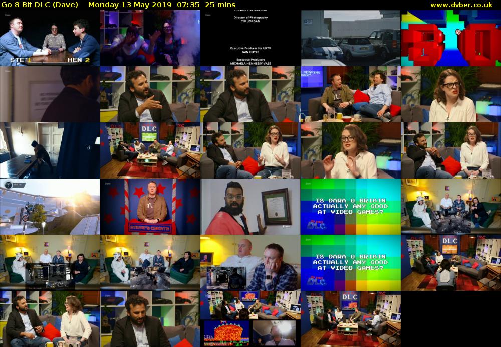 Go 8 Bit DLC (Dave) Monday 13 May 2019 07:35 - 08:00