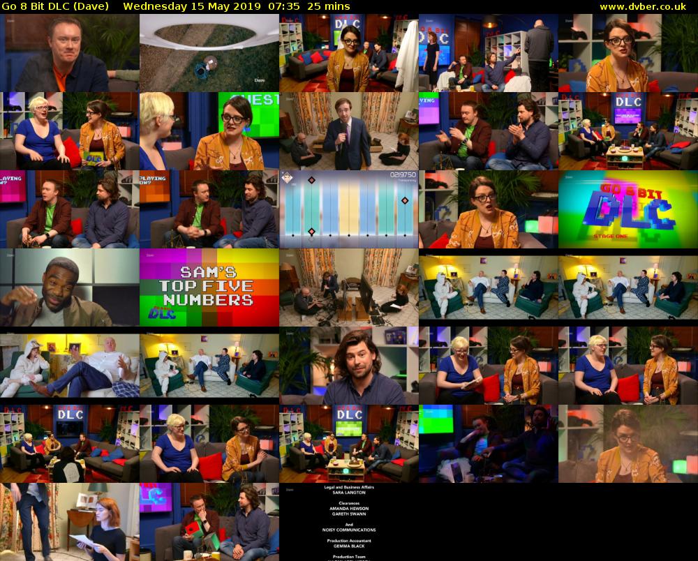 Go 8 Bit DLC (Dave) Wednesday 15 May 2019 07:35 - 08:00