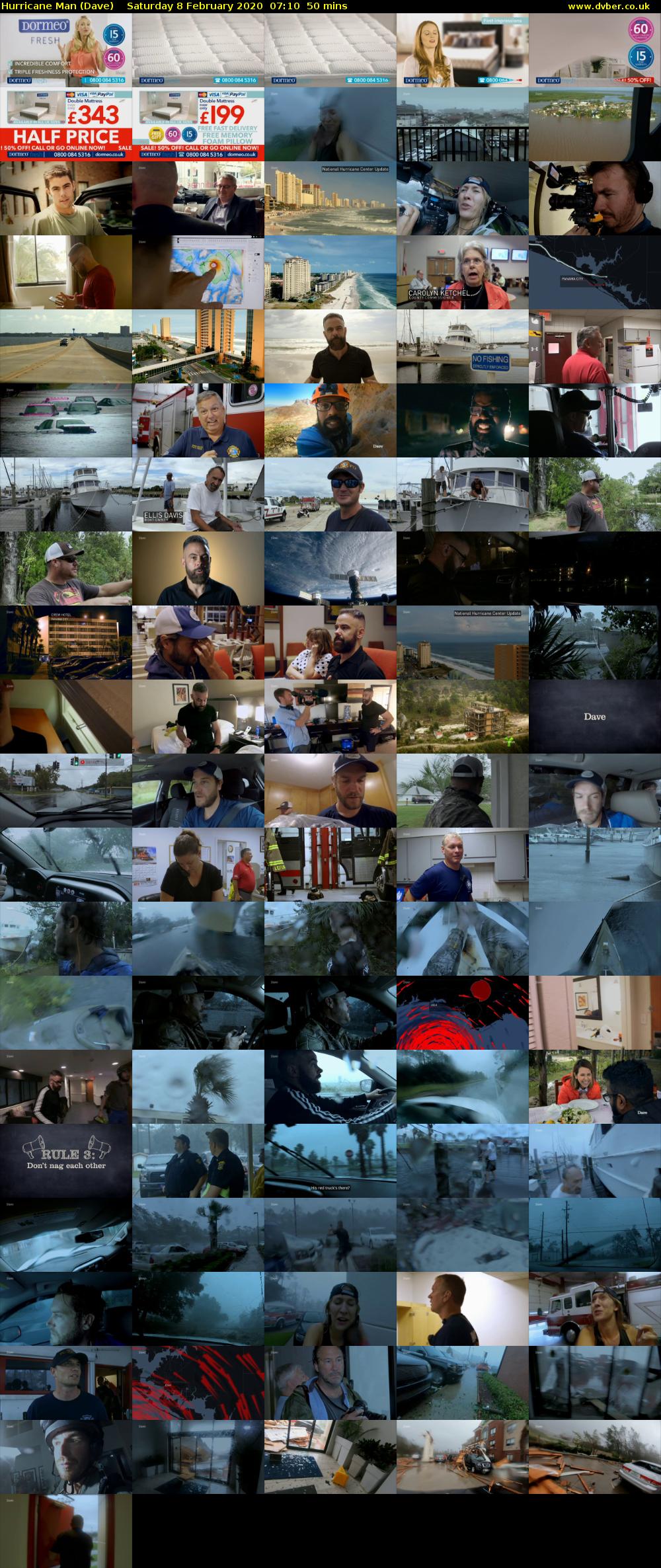 Hurricane Man (Dave) Saturday 8 February 2020 07:10 - 08:00