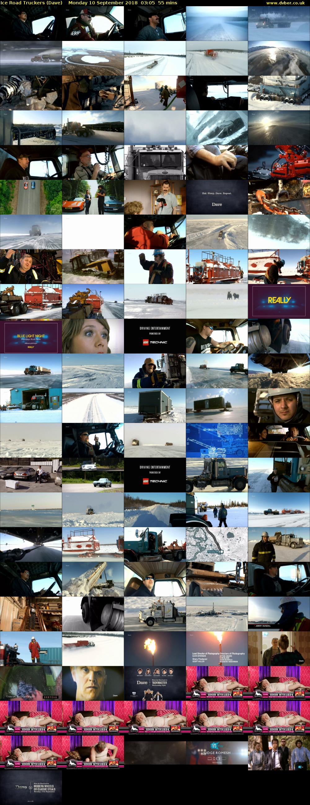 Ice Road Truckers (Dave) Monday 10 September 2018 03:05 - 04:00