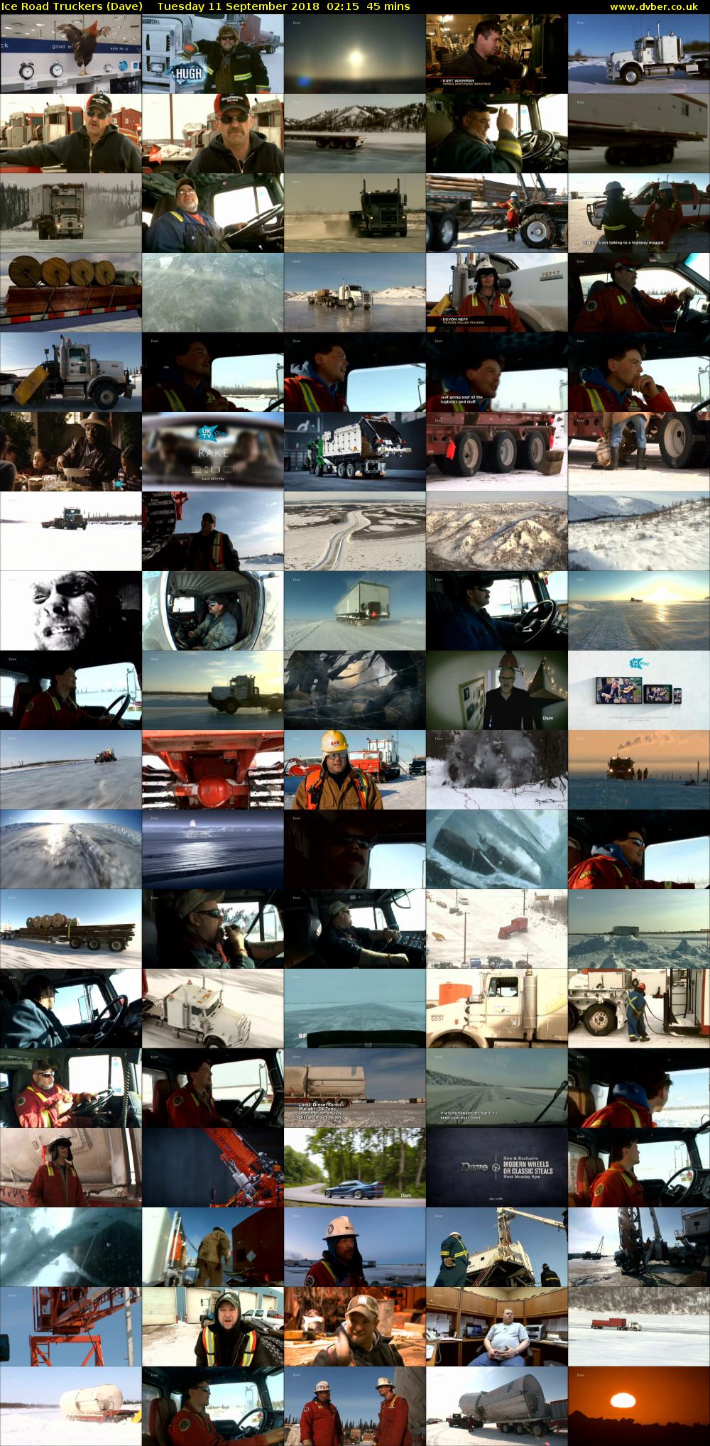 Ice Road Truckers (Dave) Tuesday 11 September 2018 02:15 - 03:00