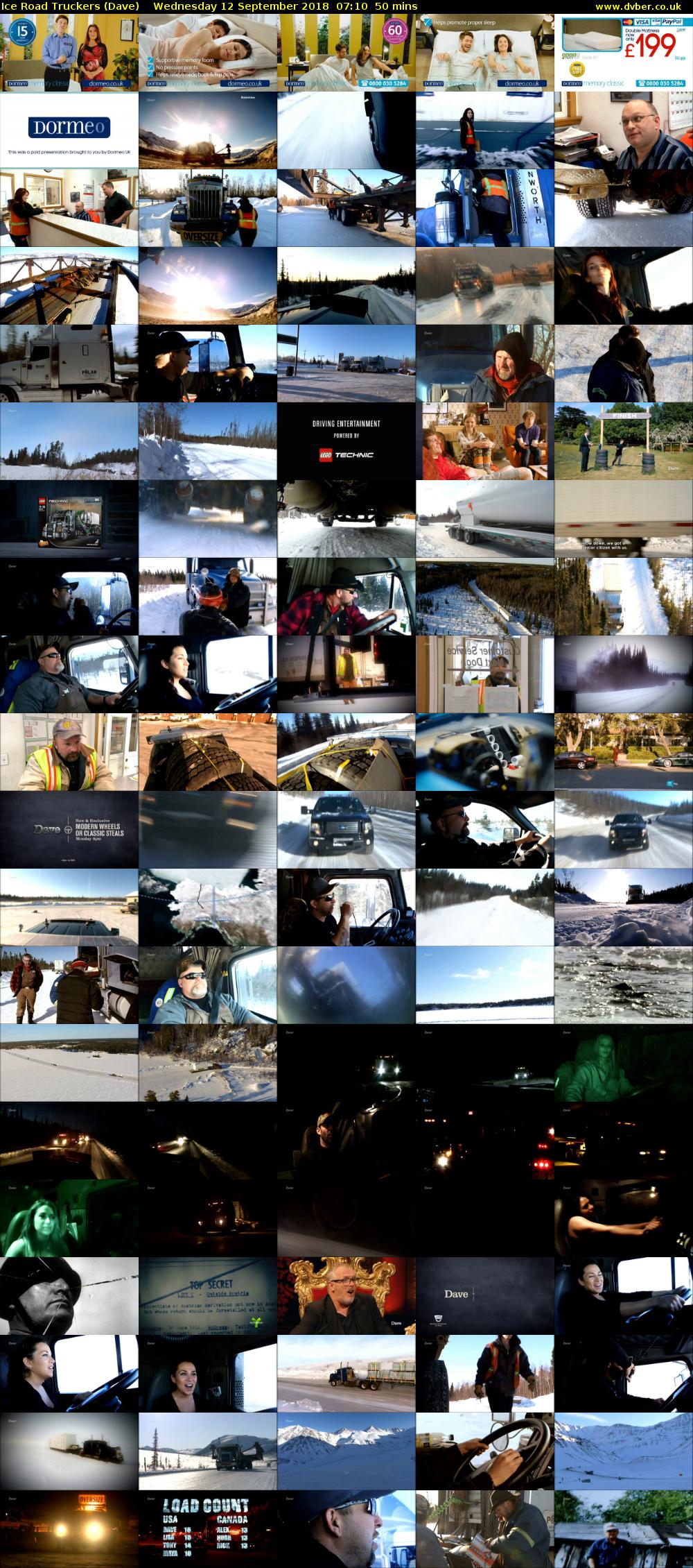 Ice Road Truckers (Dave) Wednesday 12 September 2018 07:10 - 08:00