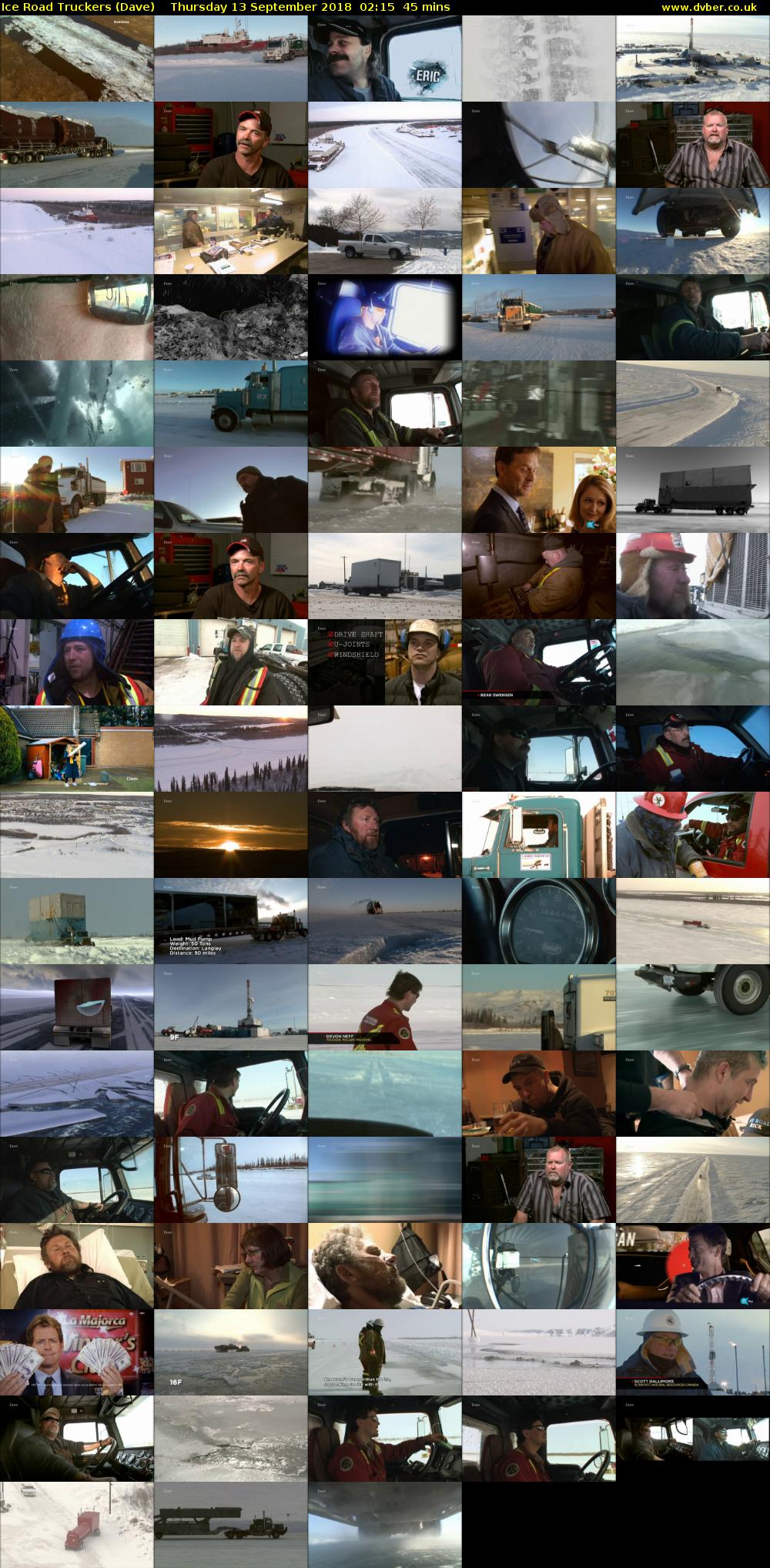 Ice Road Truckers (Dave) Thursday 13 September 2018 02:15 - 03:00