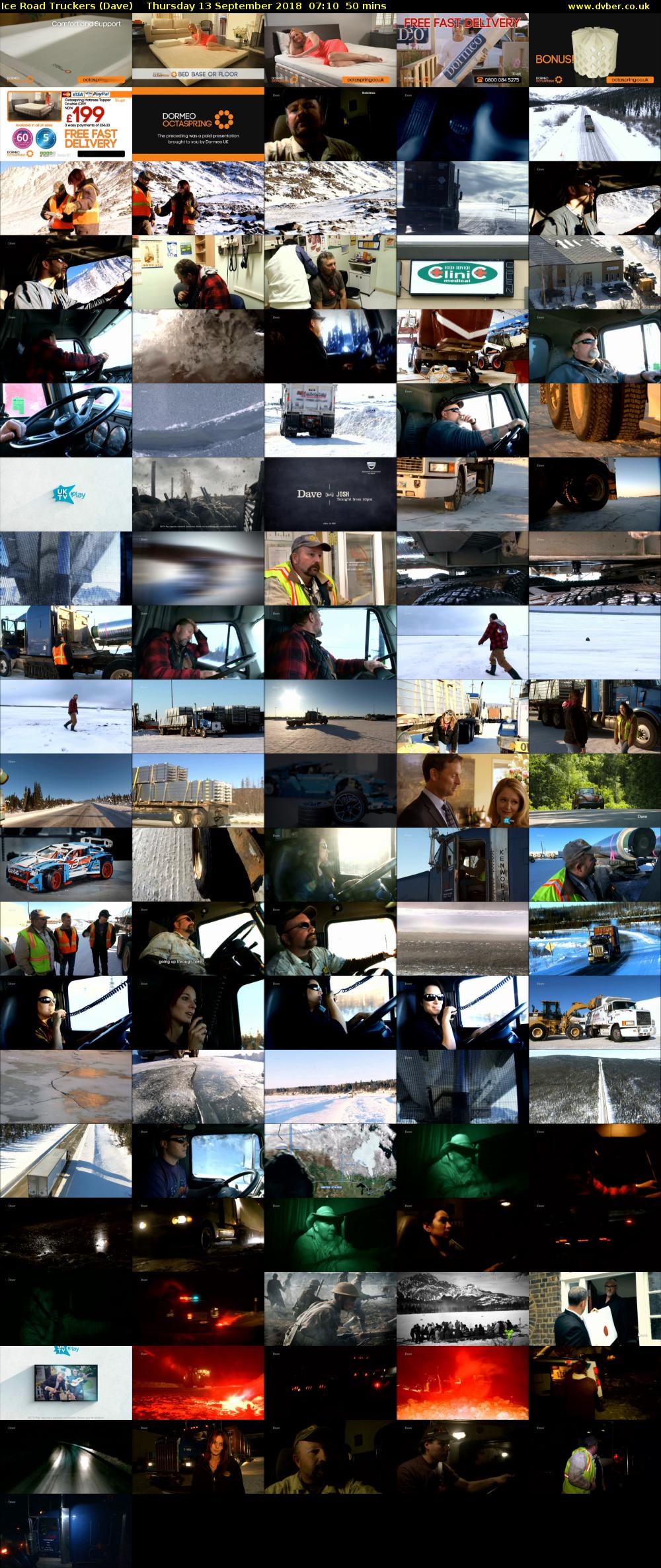 Ice Road Truckers (Dave) Thursday 13 September 2018 07:10 - 08:00