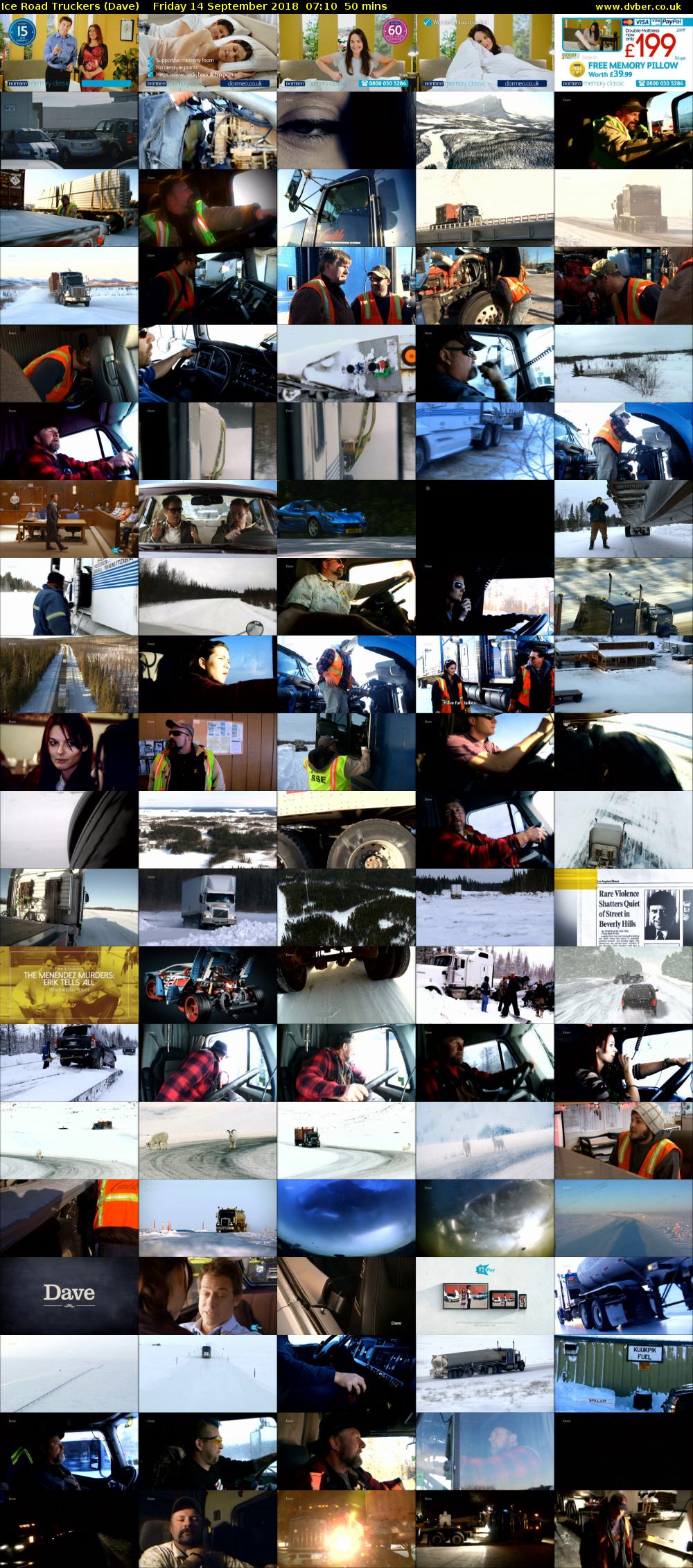 Ice Road Truckers (Dave) Friday 14 September 2018 07:10 - 08:00