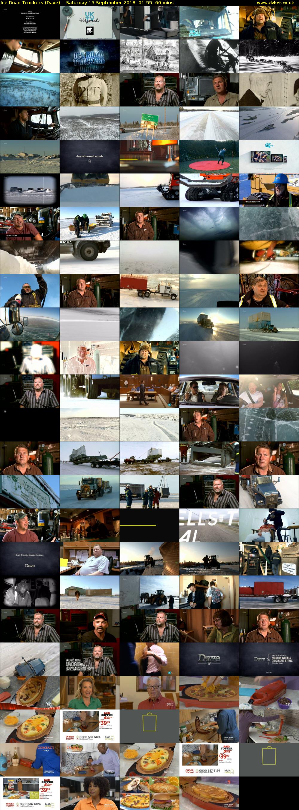 Ice Road Truckers (Dave) Saturday 15 September 2018 01:55 - 02:55