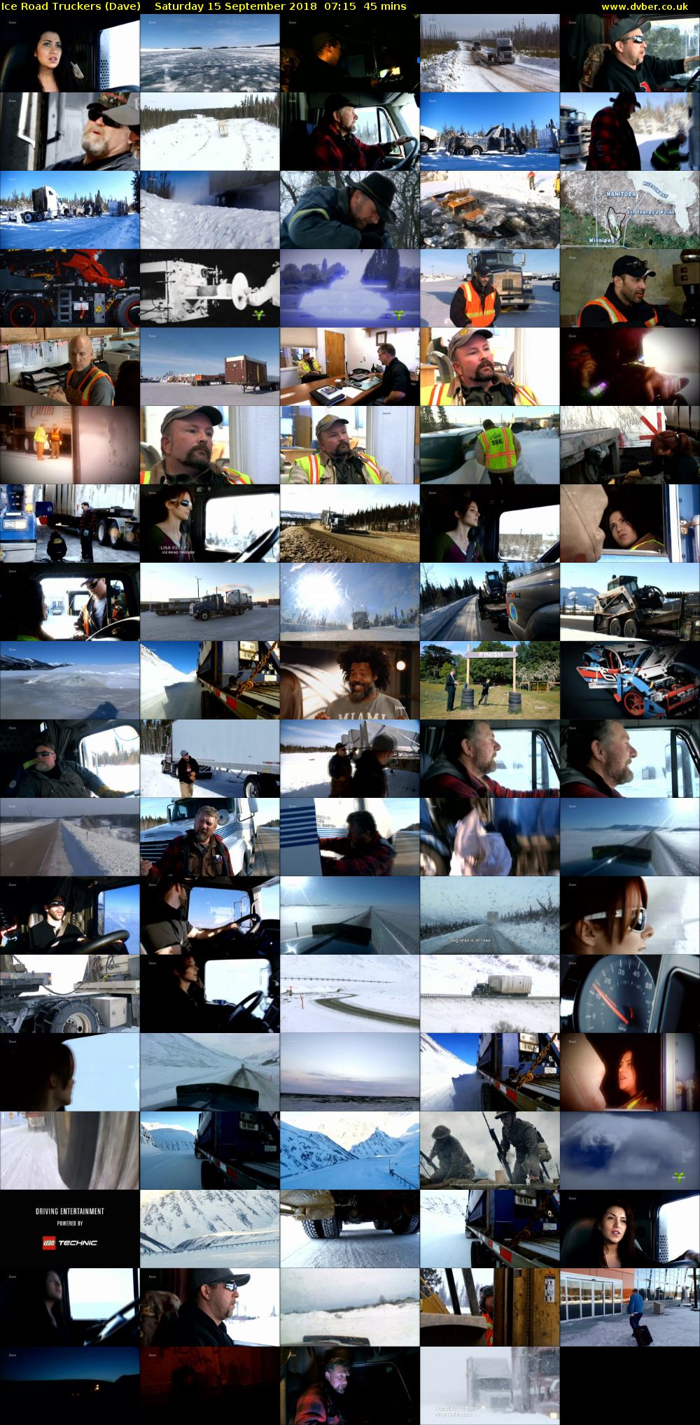 Ice Road Truckers (Dave) Saturday 15 September 2018 07:15 - 08:00