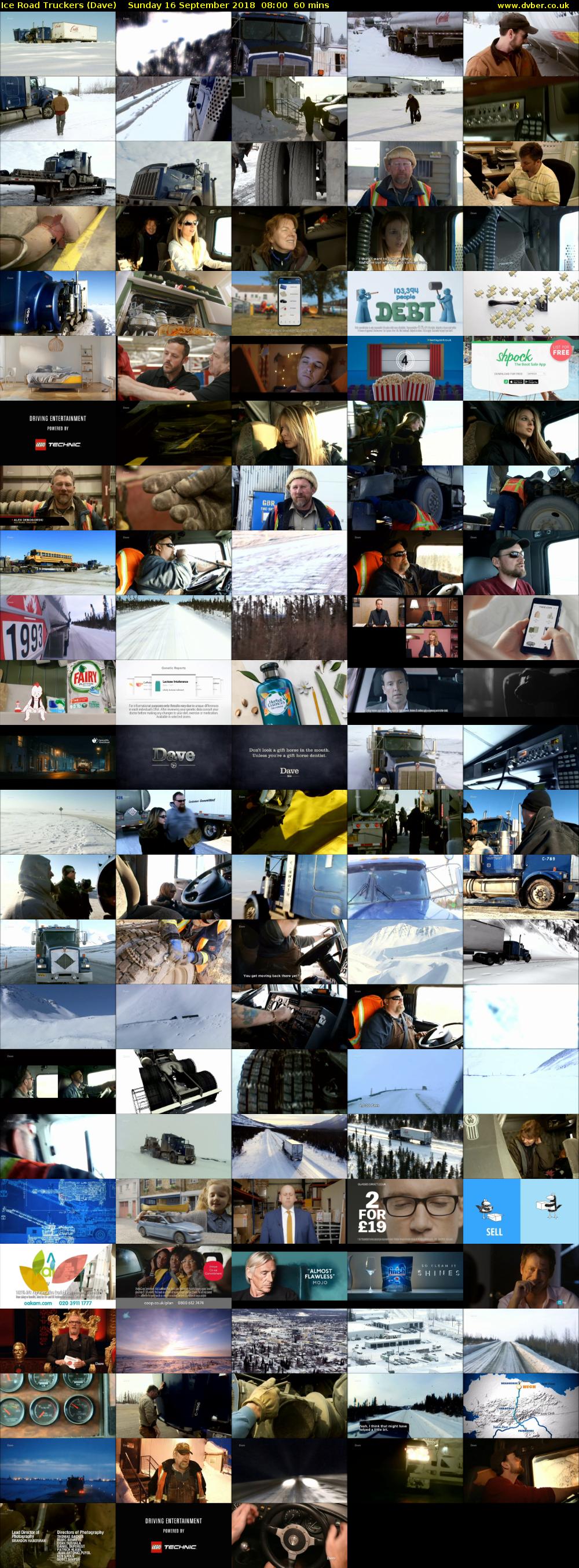 Ice Road Truckers (Dave) Sunday 16 September 2018 08:00 - 09:00