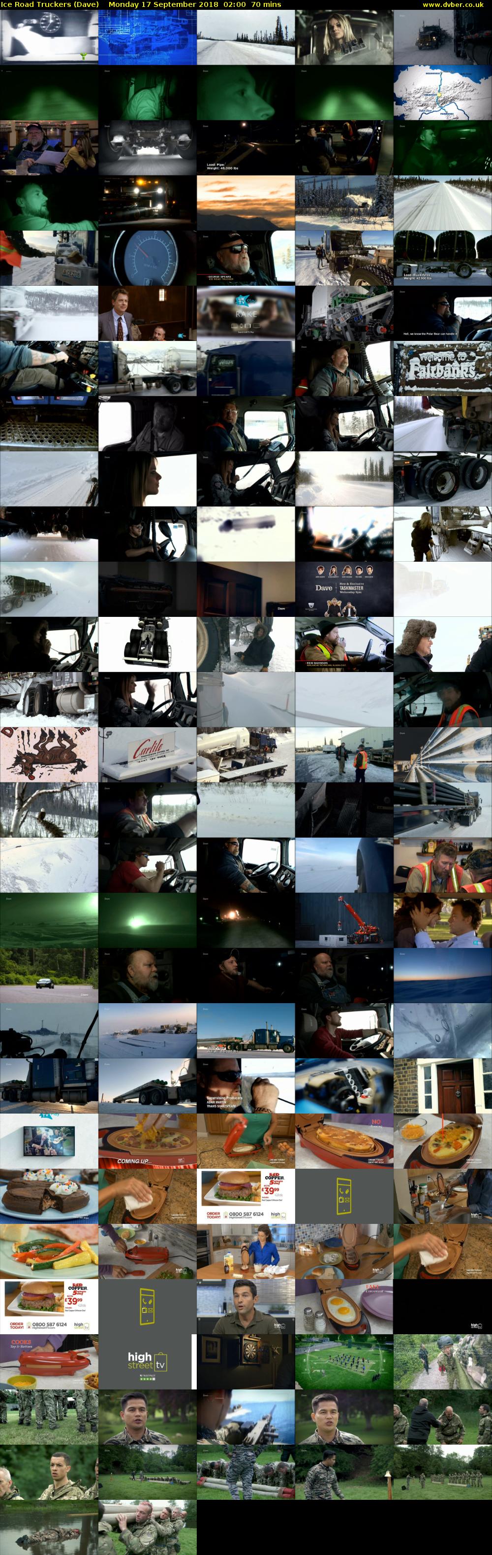 Ice Road Truckers (Dave) Monday 17 September 2018 02:00 - 03:10