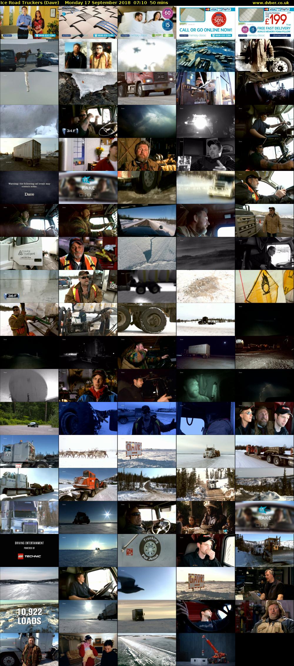 Ice Road Truckers (Dave) Monday 17 September 2018 07:10 - 08:00
