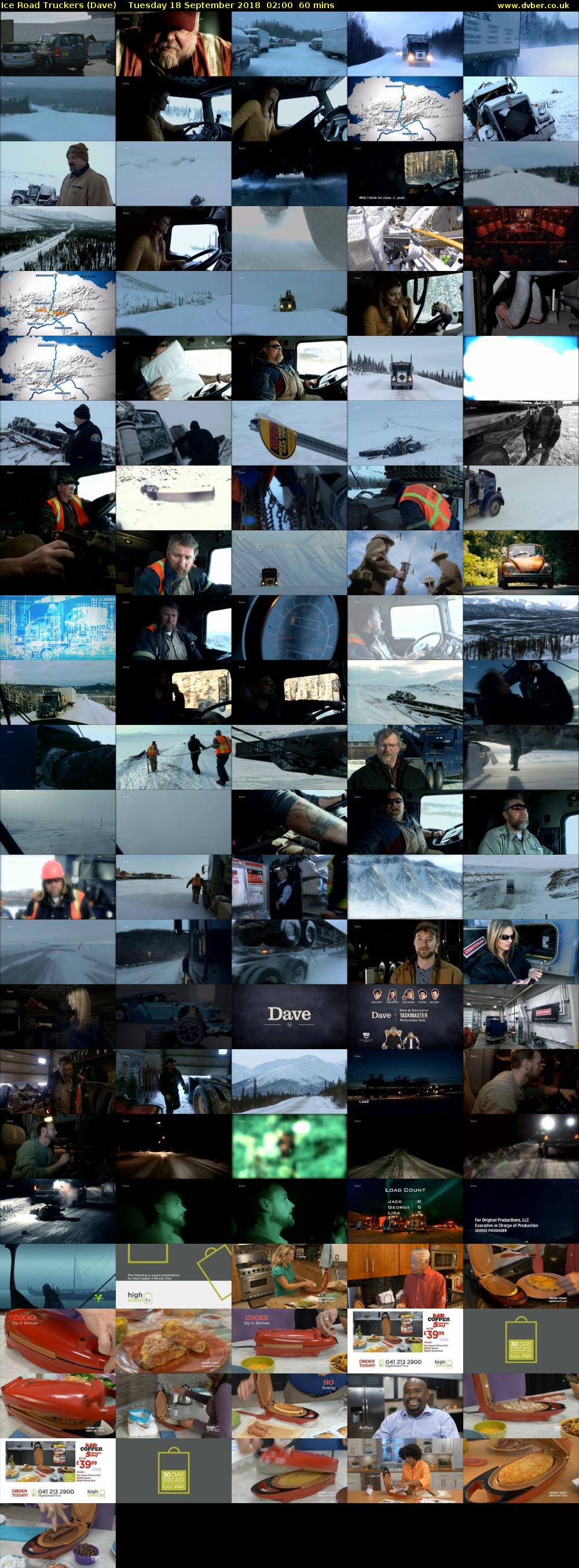 Ice Road Truckers (Dave) Tuesday 18 September 2018 02:00 - 03:00