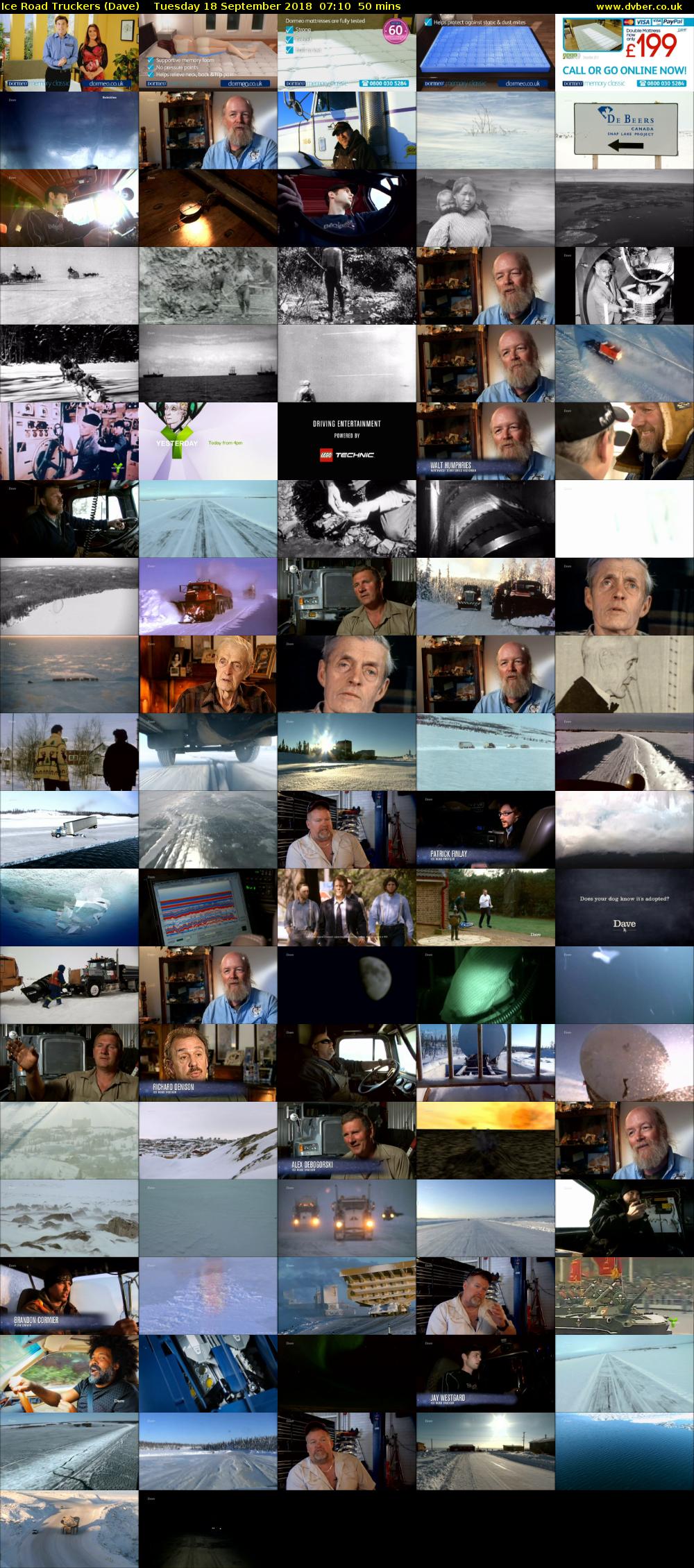 Ice Road Truckers (Dave) Tuesday 18 September 2018 07:10 - 08:00