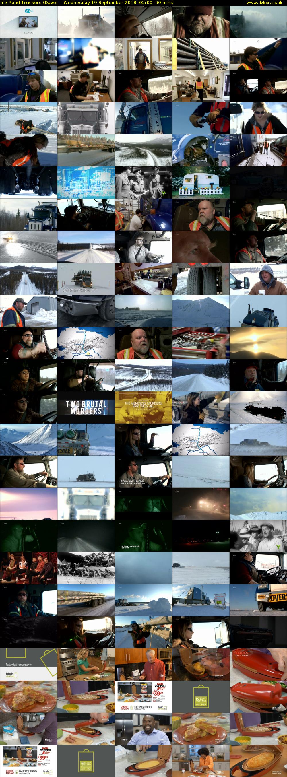 Ice Road Truckers (Dave) Wednesday 19 September 2018 02:00 - 03:00