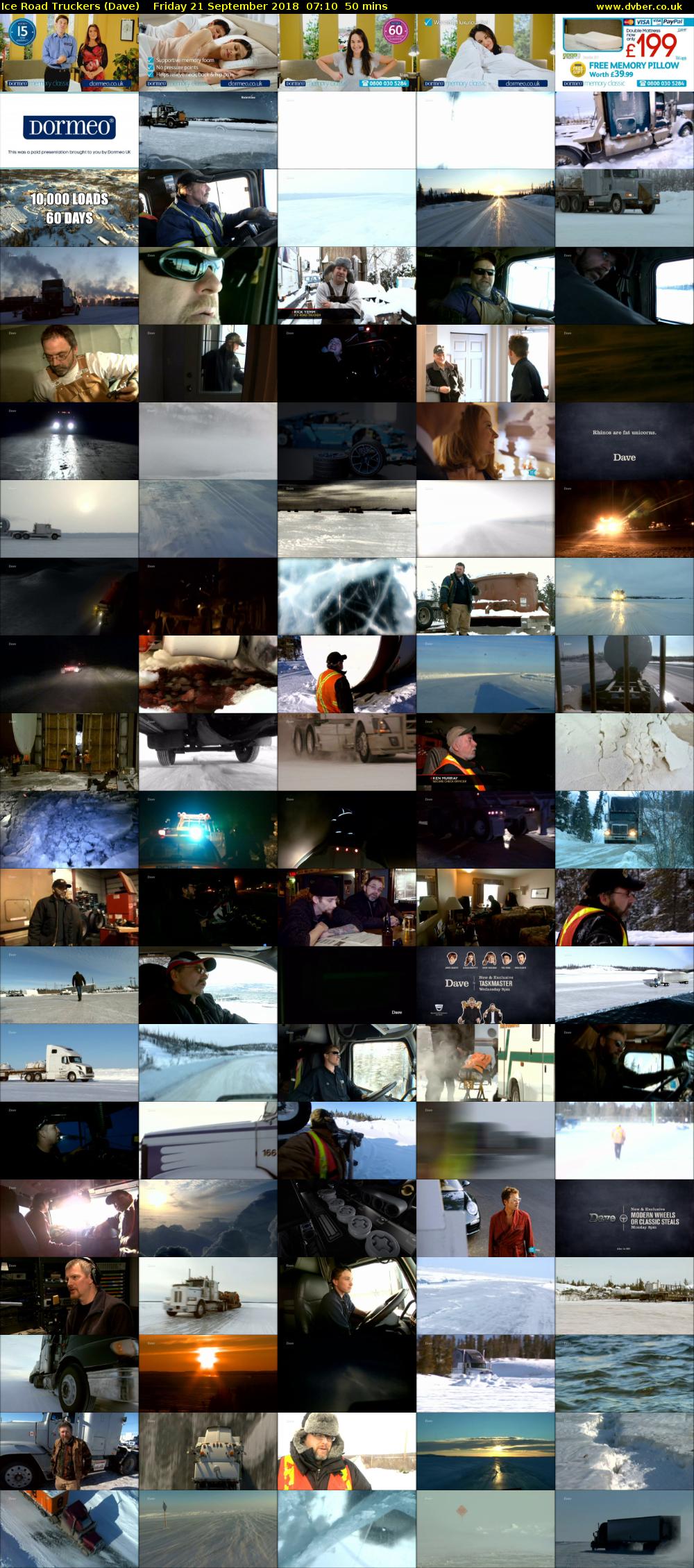Ice Road Truckers (Dave) Friday 21 September 2018 07:10 - 08:00