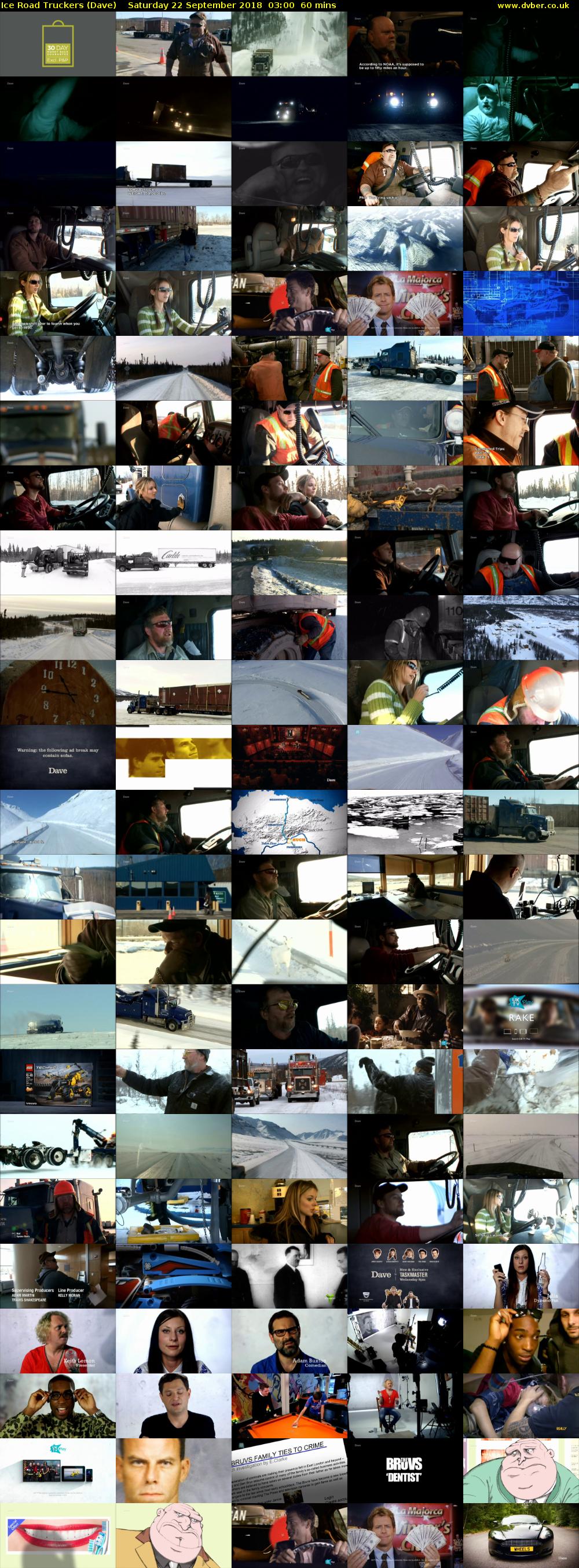 Ice Road Truckers (Dave) Saturday 22 September 2018 03:00 - 04:00