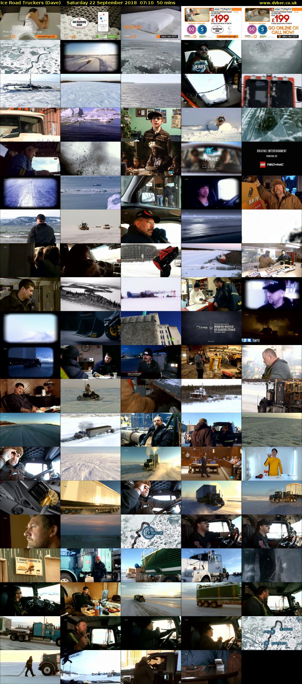 Ice Road Truckers (Dave) Saturday 22 September 2018 07:10 - 08:00