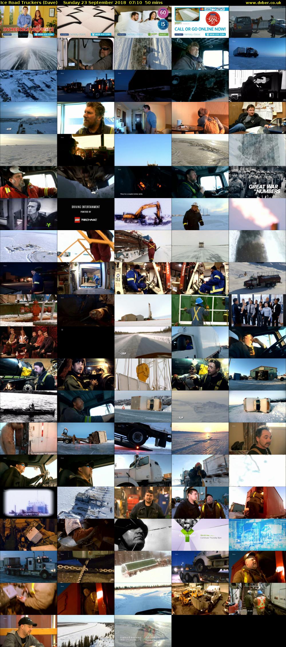 Ice Road Truckers (Dave) Sunday 23 September 2018 07:10 - 08:00