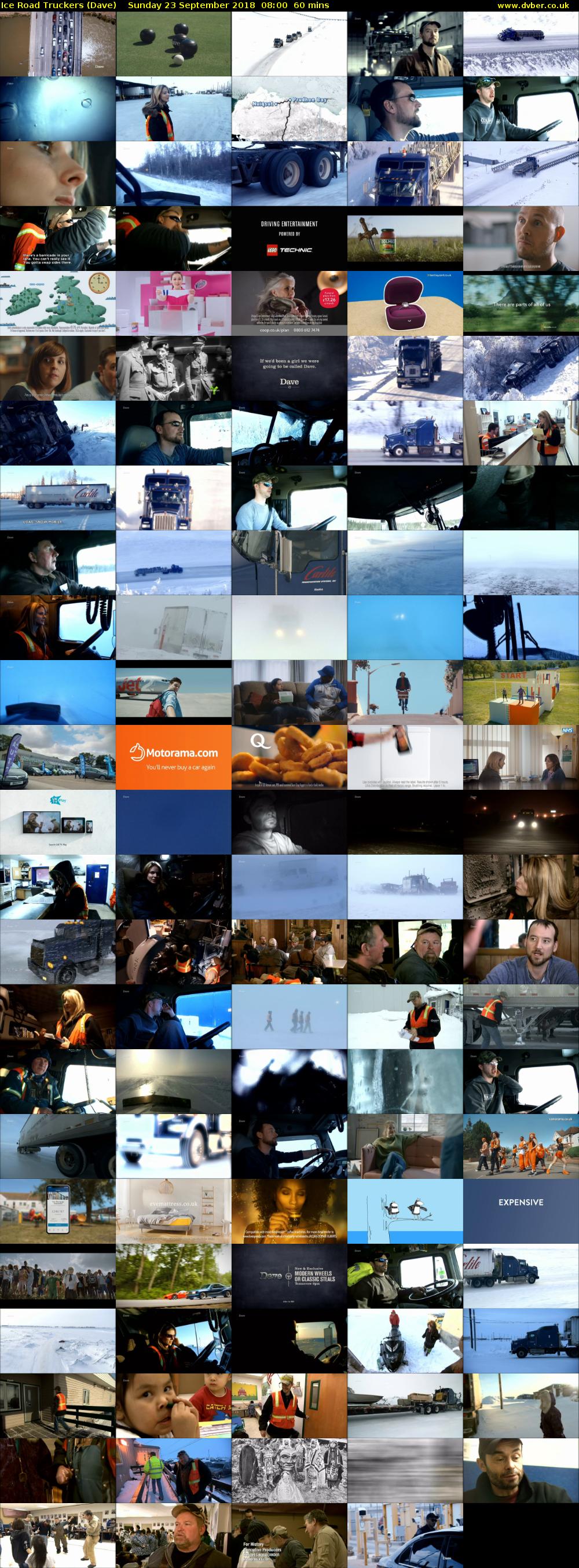 Ice Road Truckers (Dave) Sunday 23 September 2018 08:00 - 09:00