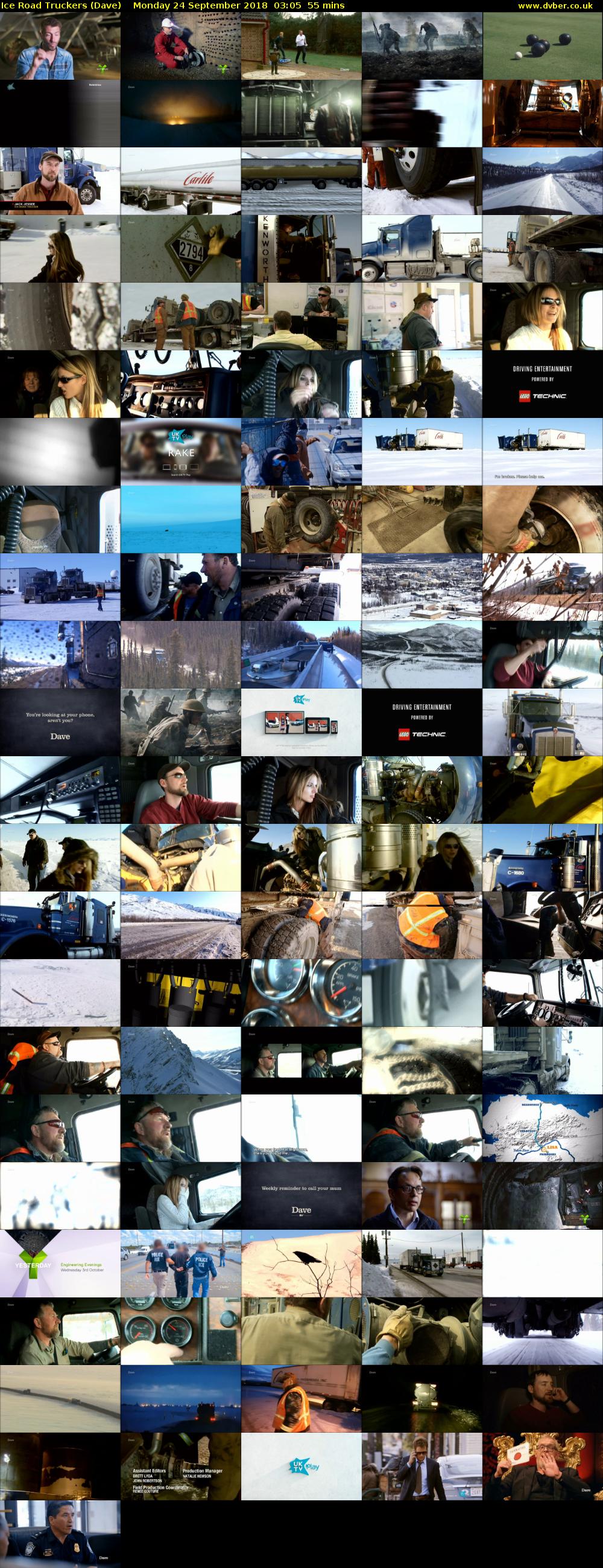 Ice Road Truckers (Dave) Monday 24 September 2018 03:05 - 04:00
